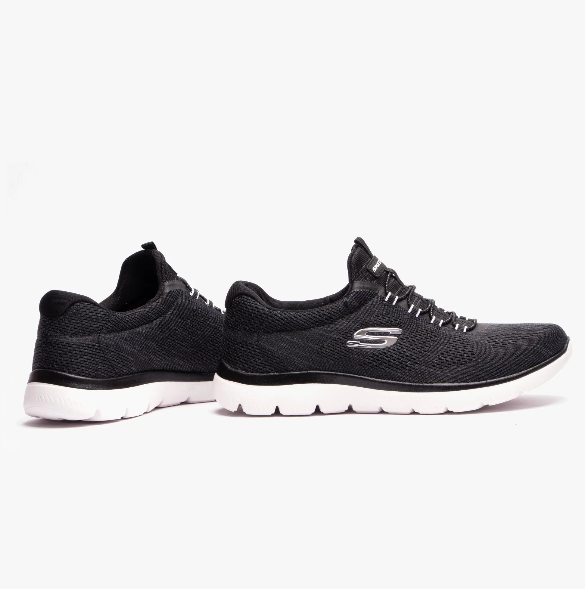 150113/BKW SUMMITS-FUN FLARE Womens Shoes Black/White