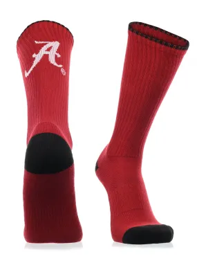 Alabama Crimson Tide Socks Campus Legend Crew Length