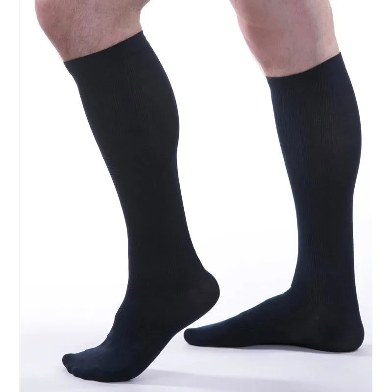 Allegro Essential Men's Ribbed Knee High 15-20 mmHg #103
