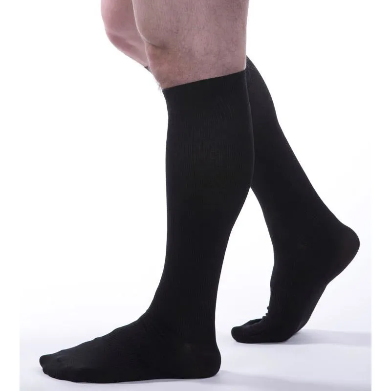 Allegro Essential Men's Ribbed Knee High 15-20 mmHg #103