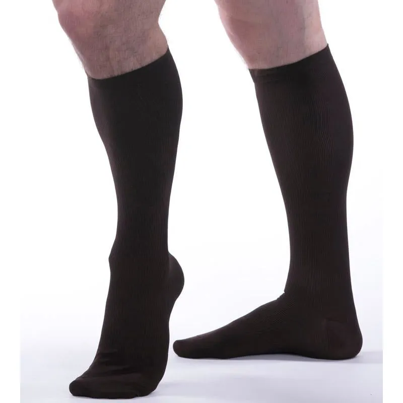 Allegro Essential Men's Ribbed Knee High 15-20 mmHg #103