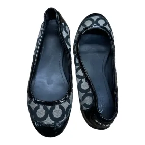 Black Shoes Designer Coach, Size 8