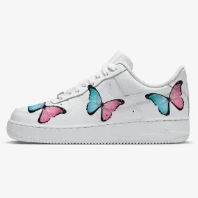 Blue Pink Butterfly AF1