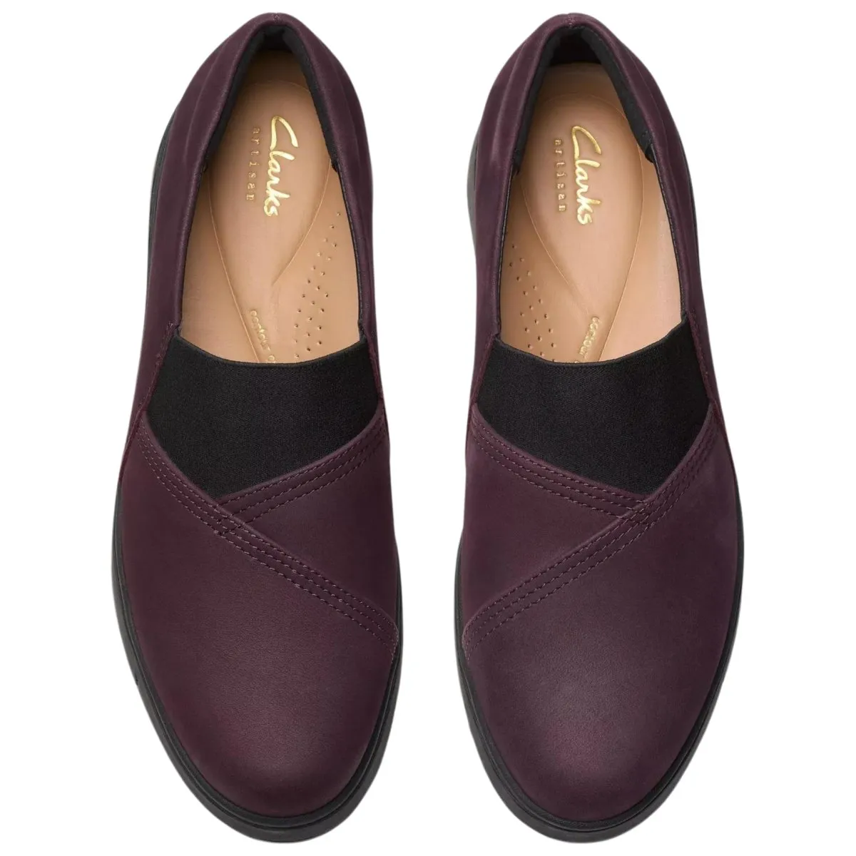Clarks Women's Loriini West Plum Nubuck