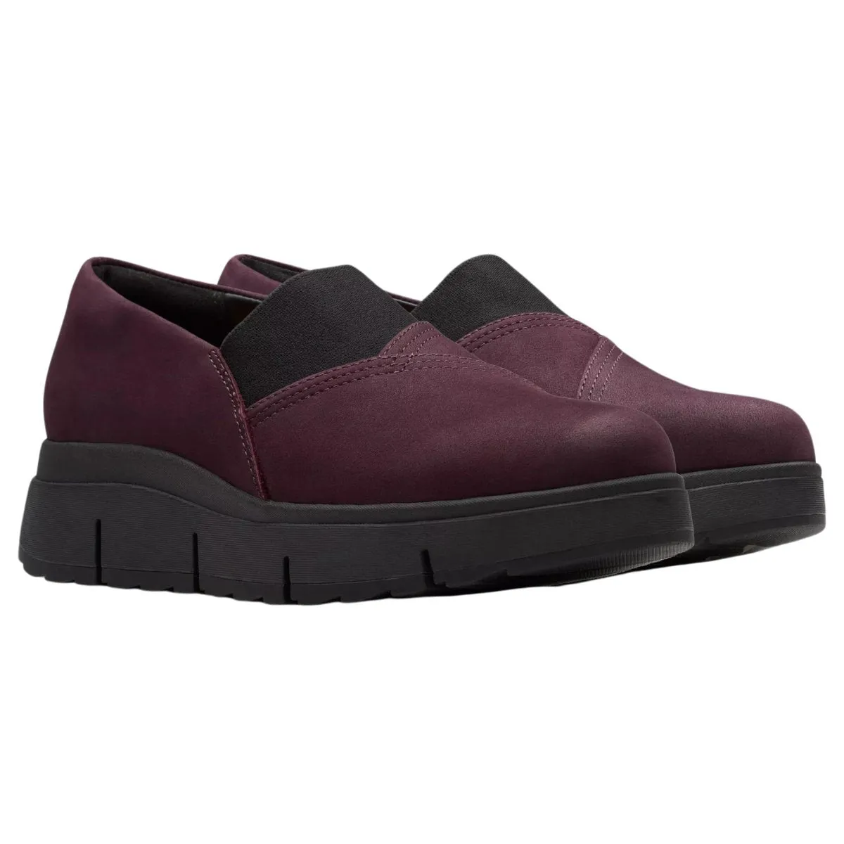 Clarks Women's Loriini West Plum Nubuck
