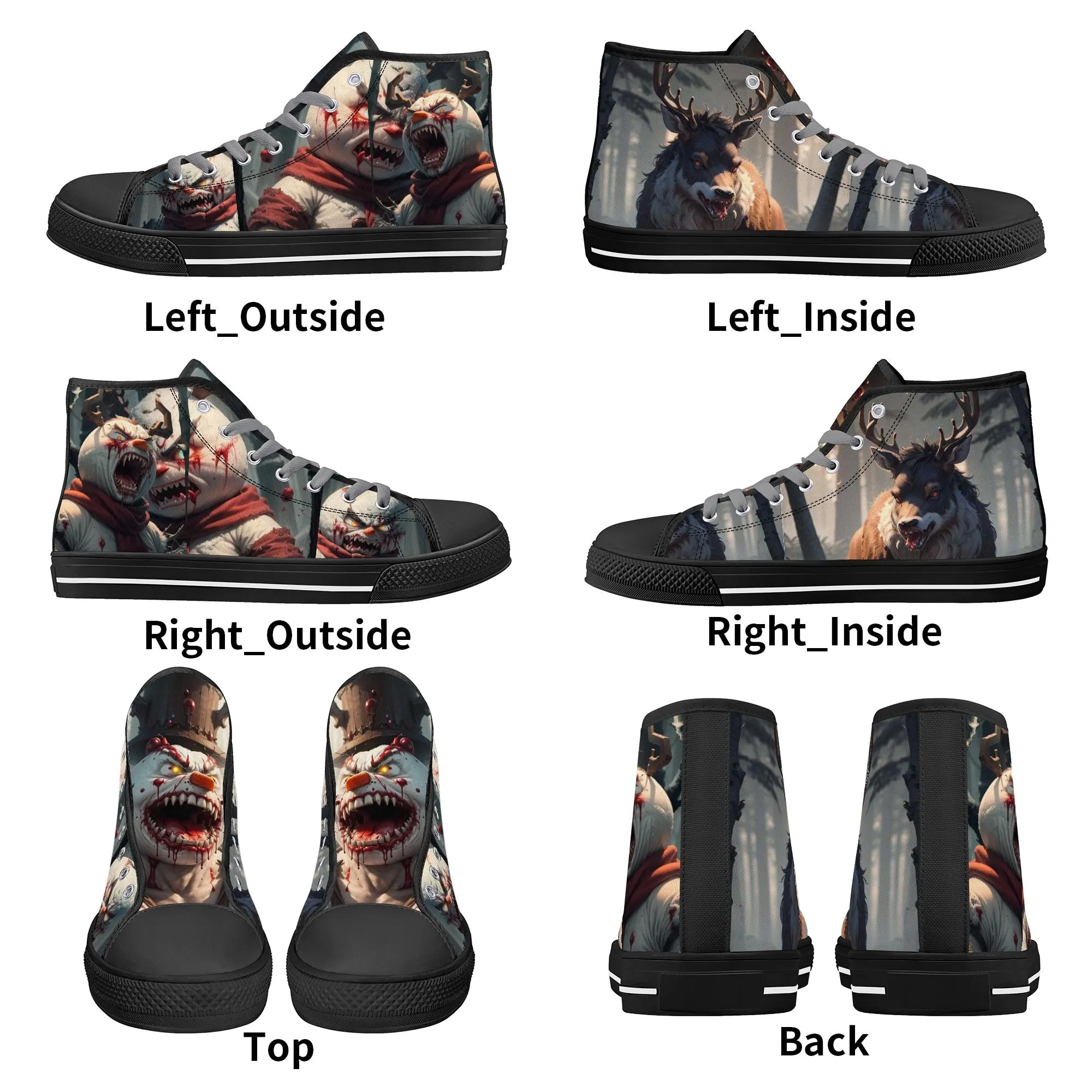 Frostys Revenge Mens High Top Canvas Shoes