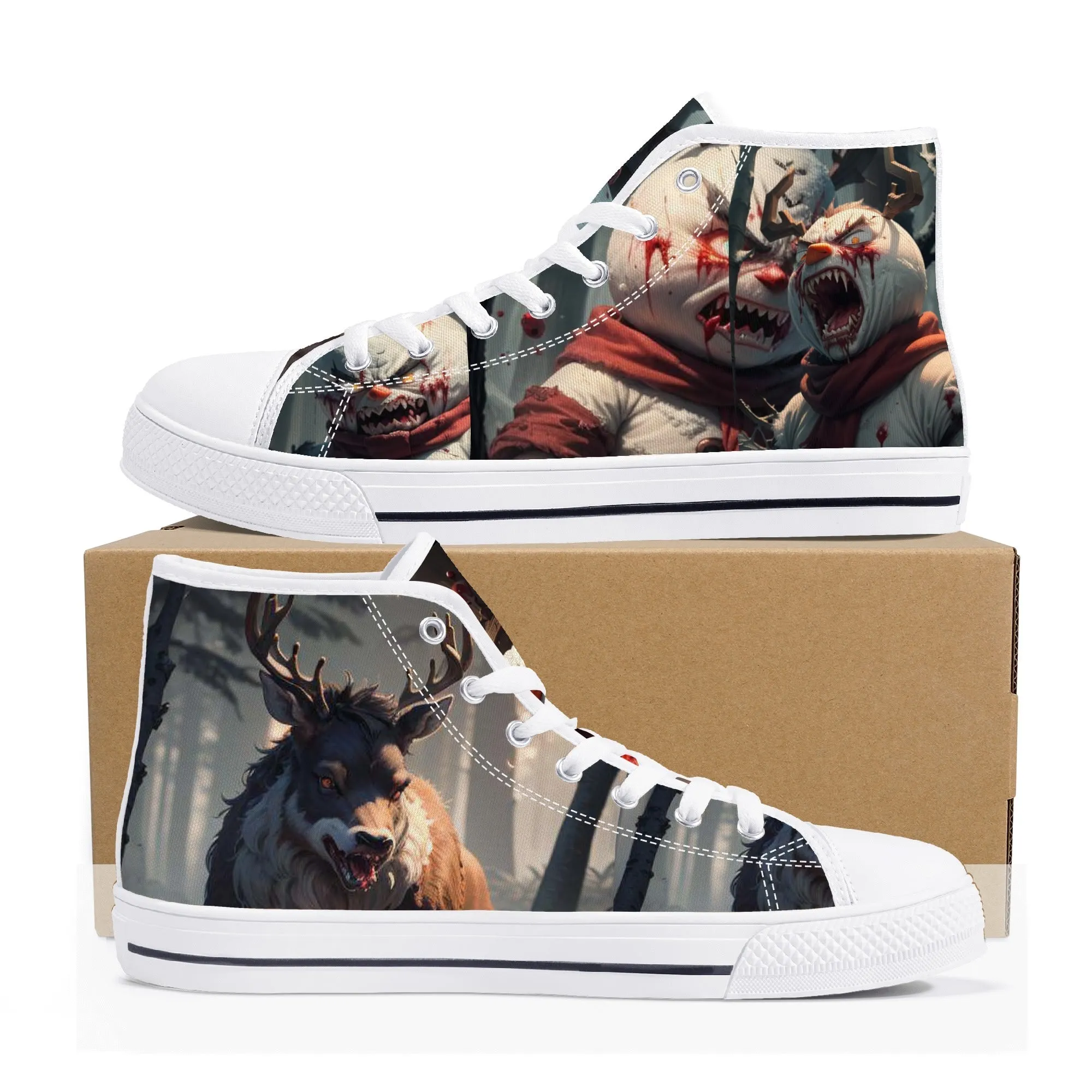 Frostys Revenge Mens High Top Canvas Shoes