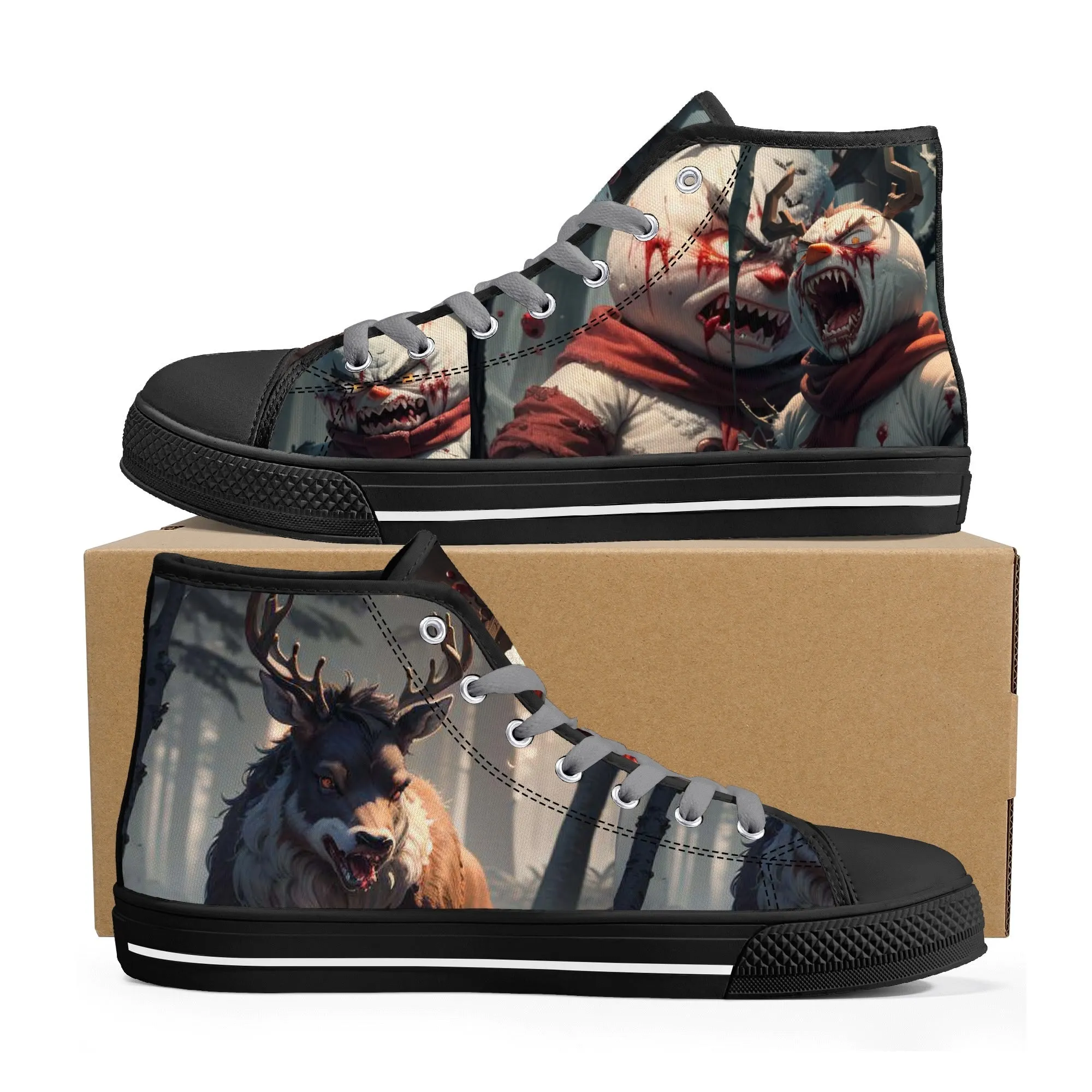 Frostys Revenge Mens High Top Canvas Shoes