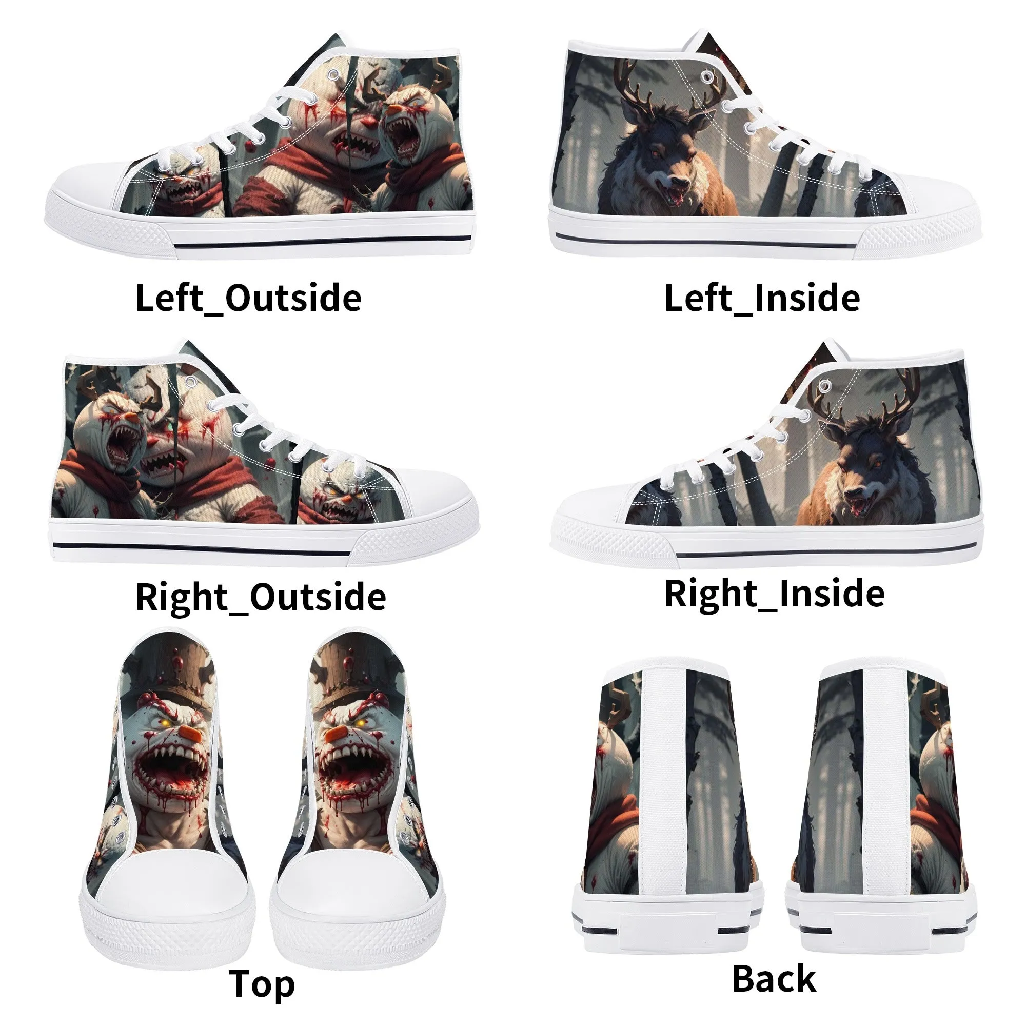 Frostys Revenge Mens High Top Canvas Shoes