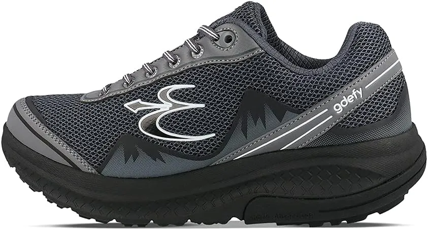 G-DEFY Mighty Walk Men’s Orthopedic Walking Shoe | VersoShock Technology for Pain Associated with Running | Prolonged Standing | Arch Support | Diabetic Shoes | Wide Shoes | Free Custom Orthotic