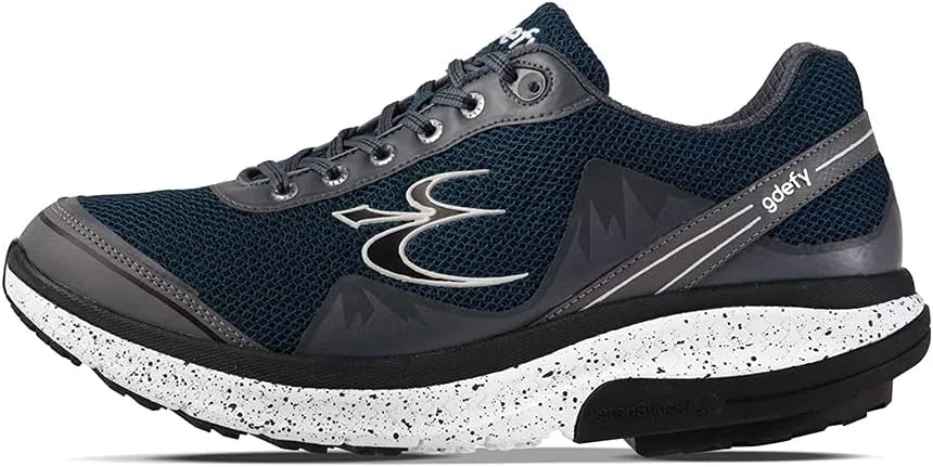 G-DEFY Mighty Walk Men’s Orthopedic Walking Shoe | VersoShock Technology for Pain Associated with Running | Prolonged Standing | Arch Support | Diabetic Shoes | Wide Shoes | Free Custom Orthotic