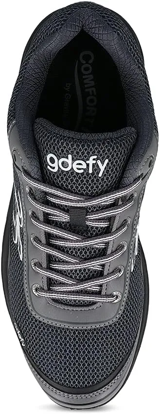 G-DEFY Mighty Walk Men’s Orthopedic Walking Shoe | VersoShock Technology for Pain Associated with Running | Prolonged Standing | Arch Support | Diabetic Shoes | Wide Shoes | Free Custom Orthotic