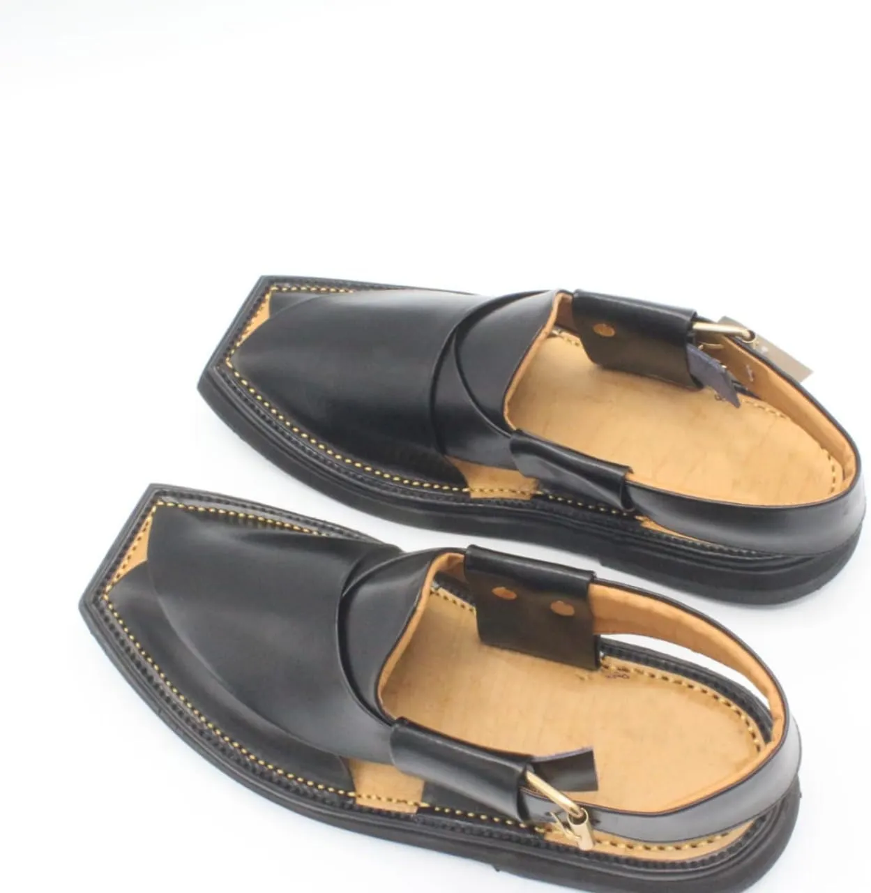Genuine Leather Cowhide Leather Shoes Men Sandals