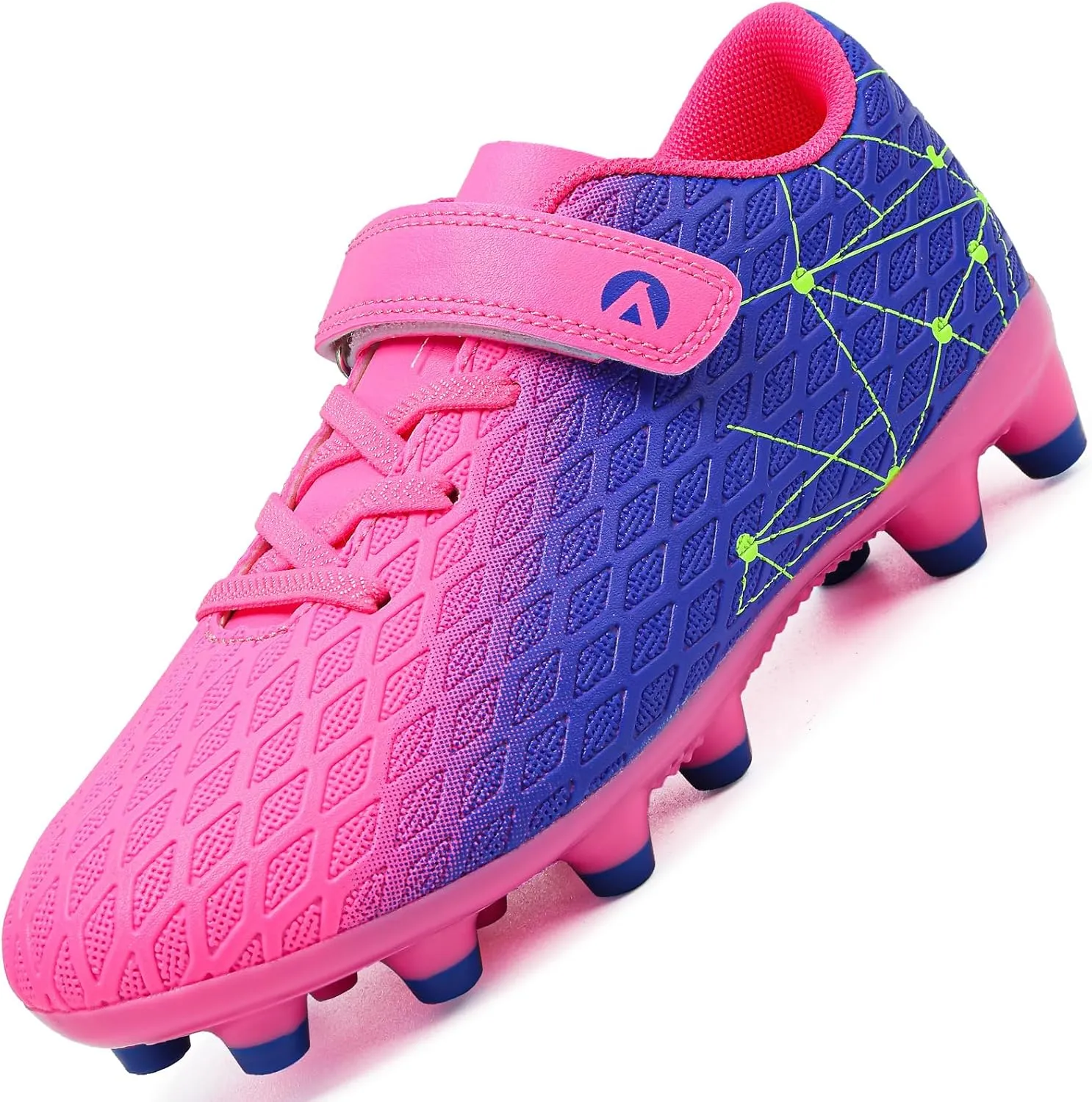 Kids Soccer Cleats Boys Girls Firm Ground Soccer FG/AG Soccer Athletic Outdoor Football Shoes Youth Turf Soccer Cleat Soccer Shoes for Little/Big Kid