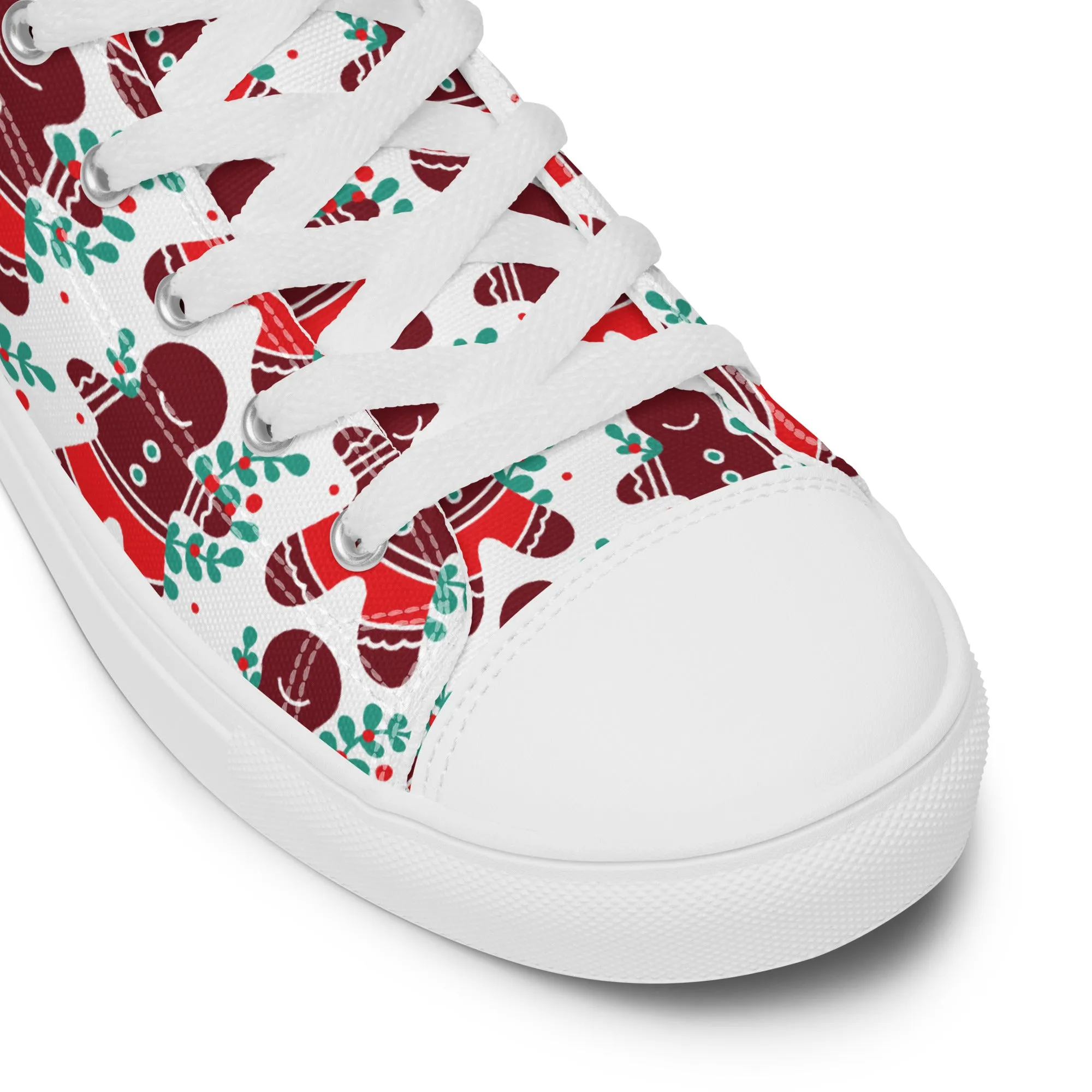 Men Christmas High Top Canvas Shoes (Glamourange Holiday Magic Canvas Shoes For Men - 008)