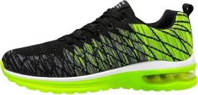 Men's Breathable Mesh Running Shoes Lace Up Lightweight Breathable Fashion Sneaker Sport Jogging Walking Shoes