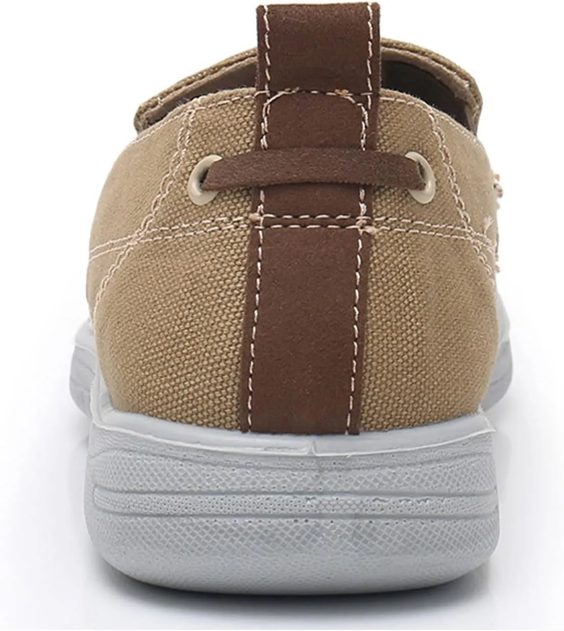 Men's Canvas Stirrup Shoes Casual Comfortable Non-Slip Sneakers Flat Bottom Breathable Soft Bottom Driving Walking Boat Shoes