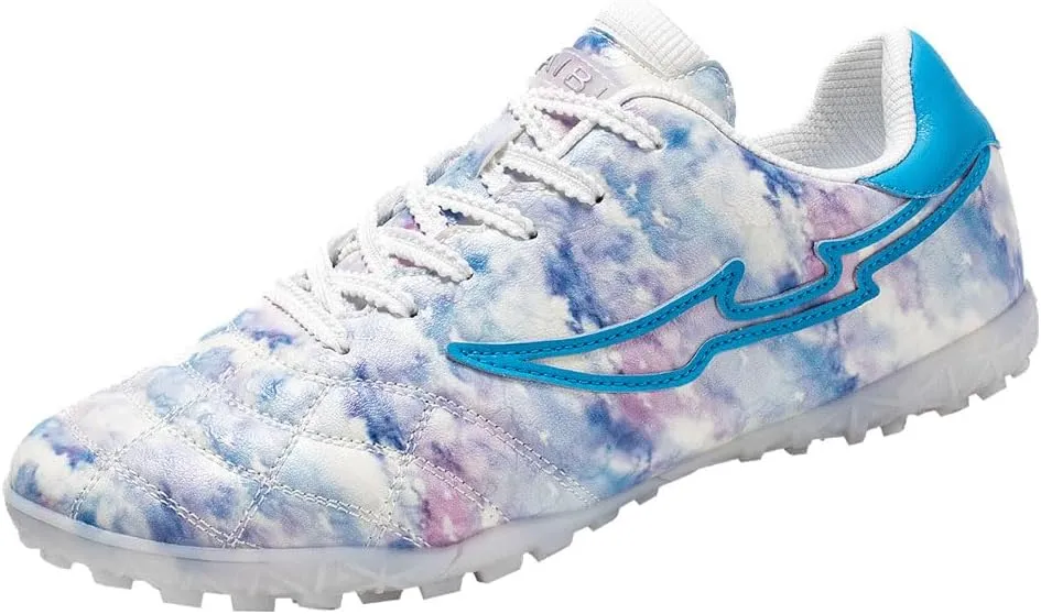Mens Football Boots Astro Turf, Teenager Football Shoes, Low Top Professional Athletic Kids Football Trainers, Light Up Trainers, TF Anti-Slip Comfort Soccer Shoes for Indoor Outdoor