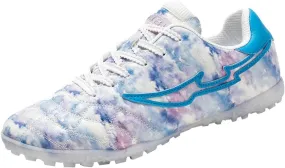 Mens Football Boots Astro Turf, Teenager Football Shoes, Low Top Professional Athletic Kids Football Trainers, Light Up Trainers, TF Anti-Slip Comfort Soccer Shoes for Indoor Outdoor