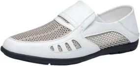 Men's Luxury Loafer Slip-On Shoes Party Dancing Shoes Wedding Shoes Mens Round Toe Non-Slip Lug Sole Business Work Office Dress Shoes Summer Breathable Walking Casual Shoes