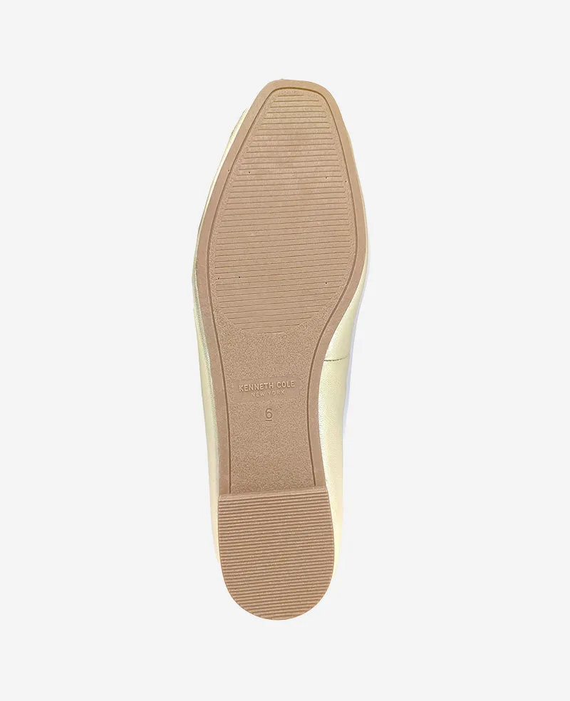 Myra Metallic Leather Ballet Flat