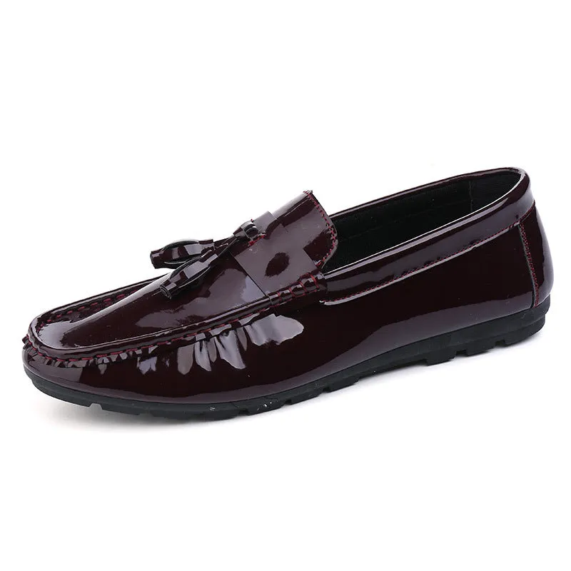 new men's driving peas shoes white lazy casual shoes breathable men's shoes single shoes generation