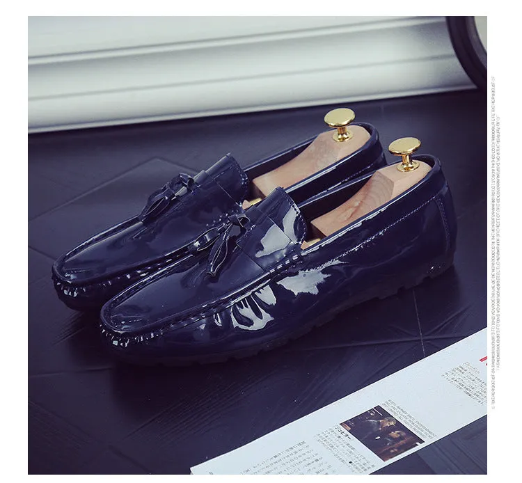 new men's driving peas shoes white lazy casual shoes breathable men's shoes single shoes generation