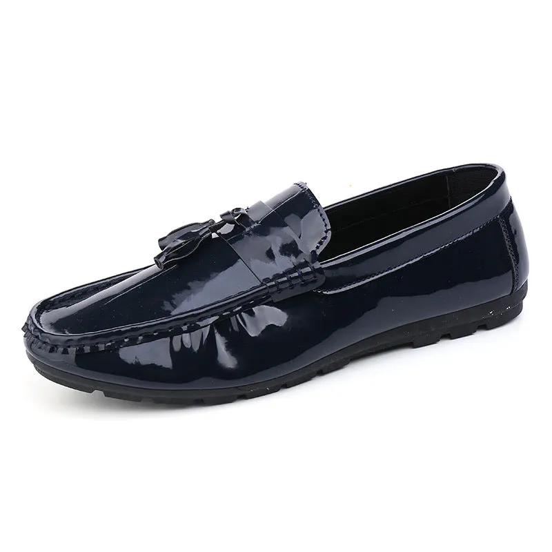 new men's driving peas shoes white lazy casual shoes breathable men's shoes single shoes generation