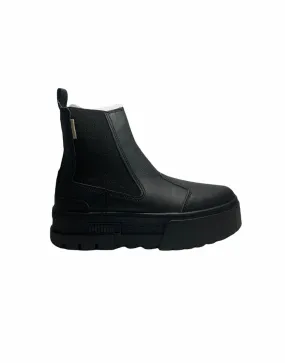 Puma Mayze Leather Chelsea Boots - Black 38165101