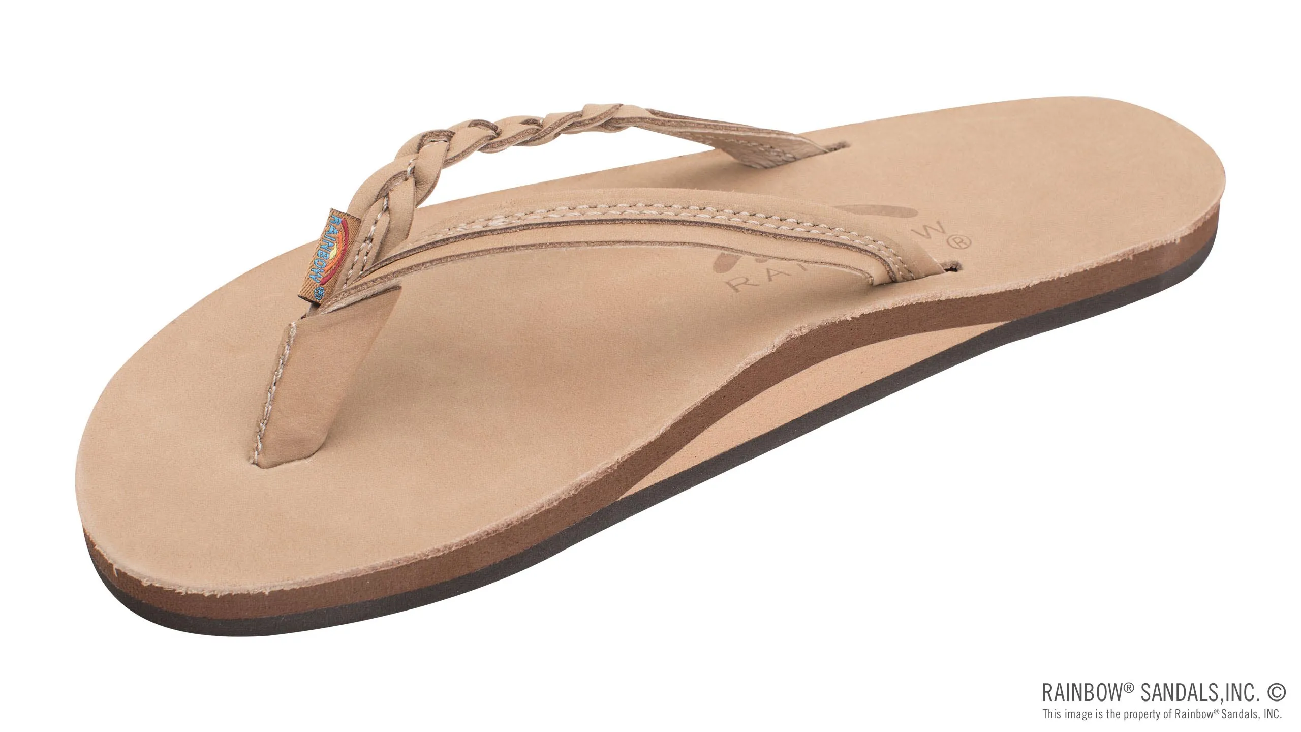 Rainbow Sandals Women's Flirty Braidy Leather Sandal
