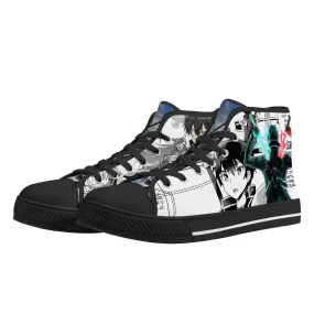 SAO Anime Mens High Top Canvas Shoes