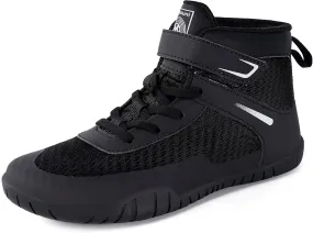 Sisttke Kids Wrestling Shoes Boys Girls Boxing Shoes Fitness Sneakers Zero Drop Sole