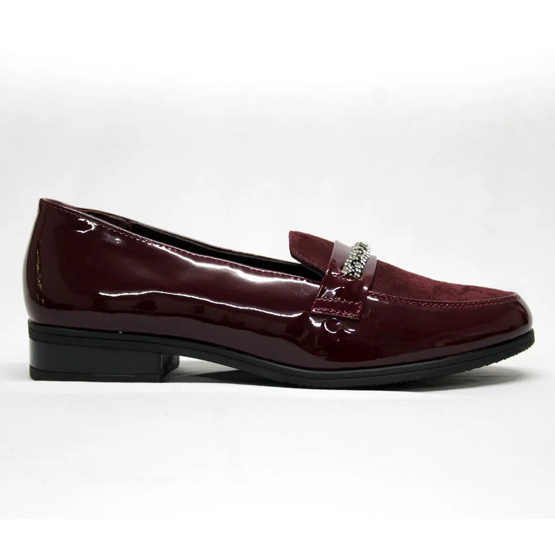 SOFTINO Ladies Maroon Moccasin