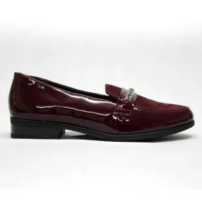 SOFTINO Ladies Maroon Moccasin