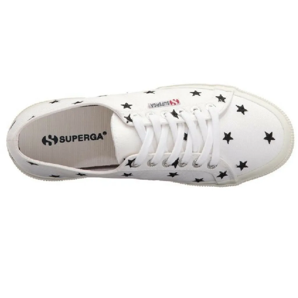 Superga Stars- White/Black