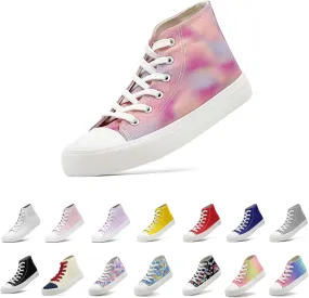 Toddler/Little Sneakers for Girls Boys Kids Fashion High Tops Canvas Shoes Classic Casual Tennis Shoes Colorful Shoes
