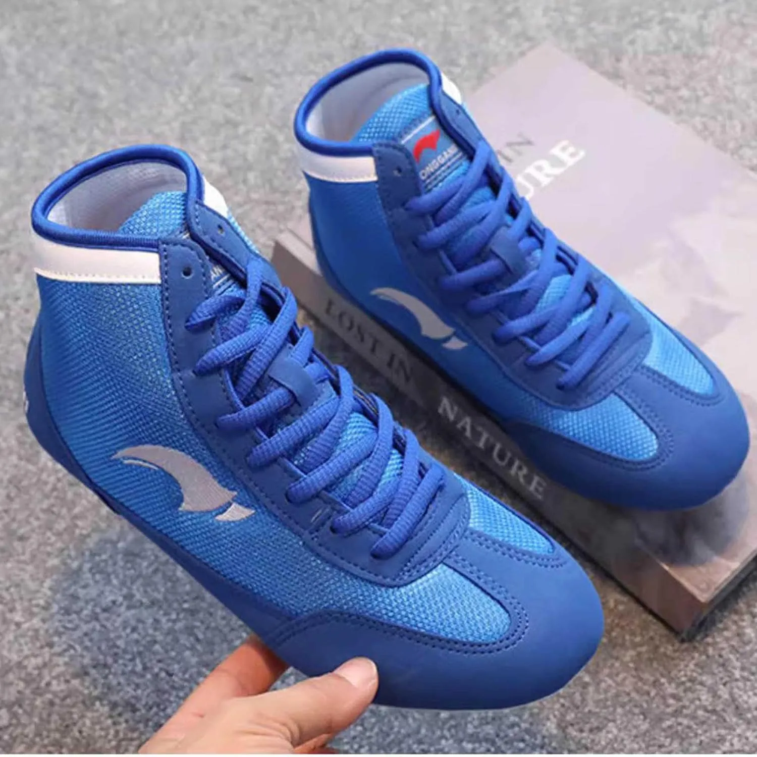 Wrestling Shoes Men Youth Kids Women Training Boxing Fitness Fighting Sneakers Weightlifting Shoe